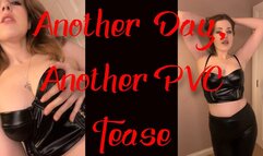 Another Day, Another PVC Tease - femdom, leggings, corset, Larah Sky