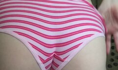 Pink Panties, Asshole, Hairy Pussy