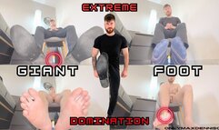 Extreme giant foot domination