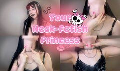 Your Neck Fetish Princess 4k | Ditria Rose, the woman whose neck you adore the most, sensually teases you about all of the things she can do with it!