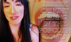 Tsssk Hiding in the Popcorn Bowl