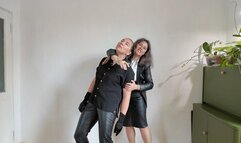 custom video teaching my student to arm scissorhold on her neck part 2