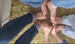 4 pair feet party with toe locking TF