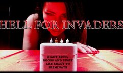 Hell for Invaders (insertion, boobcrush, buttcrush, anal vore)