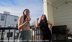 Double Domme Human Ashtray