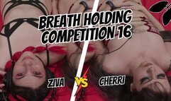 4K Ziva Fey - Breath Holding Competition 16 With Cherri Lynn