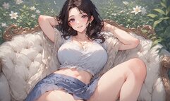 Cum Between step-Mommy s Thick Thighs and Lick It Up