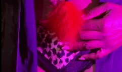 Silent Seduction: Belly Button Tease with Feather & Fingertips