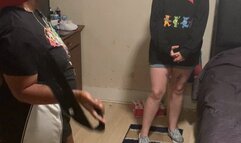 College chick gets a hard spanking for skipping class