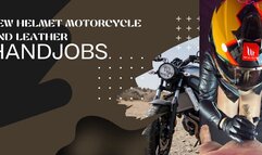pov handjobs in new helmet motorcycle