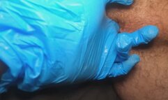 I give him a prostate massage and explore his ass