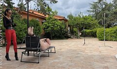 Trampling and Caning at Poolside in Spain - 04 - The Finale