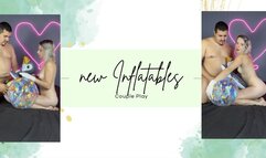 new inflatable playing couple