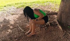 Scratching my feet in the middle of the forest (3)