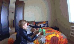 FOOT STALKER RUINED HER SOCKS