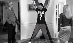 Punk Steven Finds Himself Tied To An X-Cross In The Office Of Counselor Cindy Shubert!