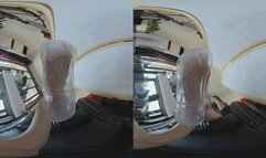 The 3DVR180 ROUGUI POV flip-flops trampled and humiliated the little man