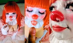 Redhead Clown's First POV Tit Job & Facial
