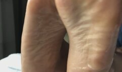 BIG OILY SOLES IN YOUR FACE