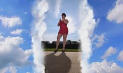 Giantess in a Sundress Smoking Tease with Stilettos POV Domination