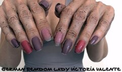 Black dirt on my hands, I buried slave Alfred in the garden, Lady Victoria Valente