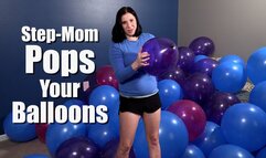 Step-Mom Pops Your Balloons - Every Pop Is a Punishment for Disobedience - Kylie Jacobs - MP4 1080p HD
