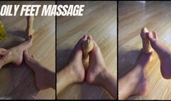 Sheyla gives you a soft feet massage
