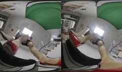 3DVR180 ERER MIXUE boots high heels POV trampling and humiliation