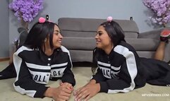 SILENT KISSES STEP-SISTERS - VOL # 06 - JESSIE MEL and JOSY MEL - NEW MF JUN 2025 - CLIP 01