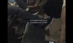 Blue Chair Sock Worship