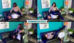 Spanking His Face II - Goddess Rapture Punishes Her Slave with Hard Face Slapping - Cruel Femdom As She Spanks His Face Like She Would His Ass - UltraHD (MP4)
