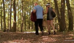 FUCKED IN ALL HOLES OUTDOORS FOR THE TALL SHORT-HAIRED MILF