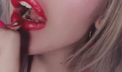 Tits Red Big Lips Bimbo Joi