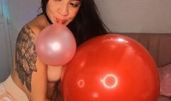 -NTP BALLOON 9´PINK -TOPPLES