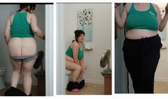 PRINCESS Elle takes a dump