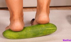 Nikita Cucumber Crush - Food Crushing - HD MP4