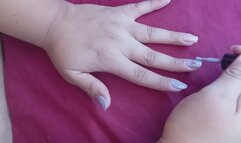 Painting nails - manicure