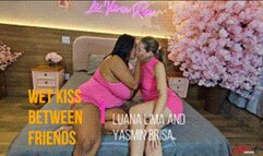 WET KISS BETWEEN FRIENDS - New GIRL LUANA LIMA - FULL VERSION IN FULL HD - NEW JULY 2025
