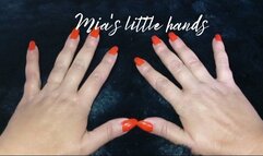 Mia's little hands