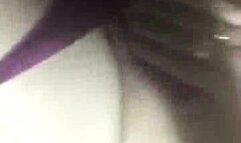 Black guy buttfucking my wife in her purple panties