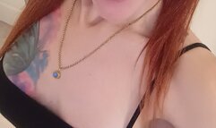 Schoolgirl Pigtail mid Live stream pee and masterbation