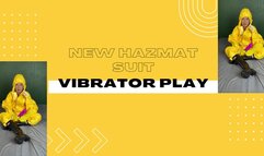new yellow hazmat suit and vibrator