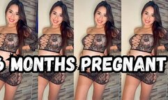 6 months pregnant, playing with my pussy