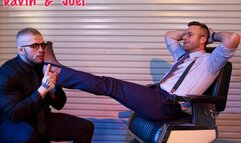 Joel Someone's Sock Fetish Domination with Sheer Socks and Davin Strong– Feel the Sweaty Foot Licking and Sniffing Ecstasy Unfold