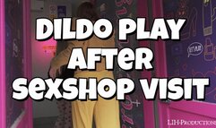 Dildo fuck after sexshop visit