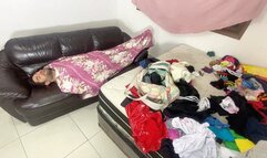 SITTING ON LAZY GUY PART 1 BY SASHA AND DANIEL SANTIAGO CAM BY ALINE FULL HD