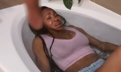 Drenched & Obedient: My Underwater Surprise for Him Underwater Ebony big butt boobs submissive