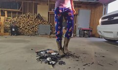 VHS tape cowgirl boot crush