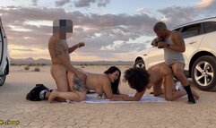 DESERT PHOTO SHOOT WITH TOKYO LEIGH, 9INE & FRECKLEMONADE