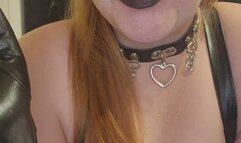 Goth girlfriend smoking joi